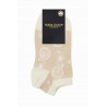 Women PEPER HAROW Paisley Womens Trainer Socks - Beige £10.00