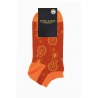 Men PEPER HAROW Paisley Mens Trainer Socks - Orange £12.00