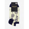 Men PEPER HAROW Paisley Mens Trainer Socks - Cream £13.00