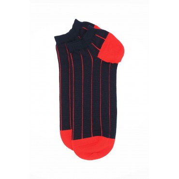 Men PEPER HAROW Pin Stripe Mens Trainer Socks - Navy £12.00