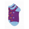 Women PEPER HAROW Peace Womens Trainer Socks - Purple £10.00