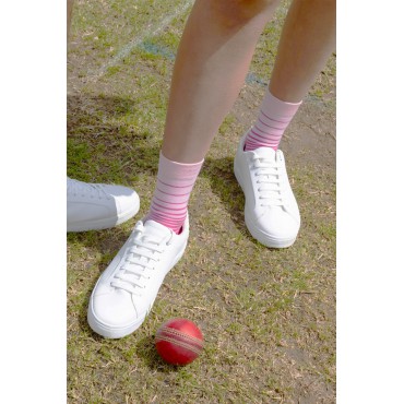 Women PEPER HAROW Retro Stripe Womens Socks - Pink £14.00