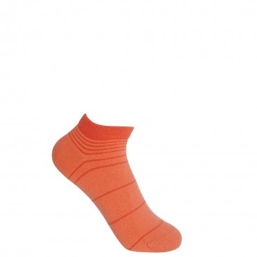 Women PEPER HAROW Retro Stripe Womens Trainer Socks - Orange £10.00