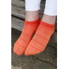 Women PEPER HAROW Retro Stripe Womens Trainer Socks - Orange £10.00