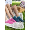 Women PEPER HAROW Retro Stripe Womens Trainer Socks - Pink £10.00