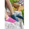 Women PEPER HAROW Retro Stripe Womens Trainer Socks - Pink £10.00