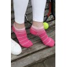 Women PEPER HAROW Retro Stripe Womens Trainer Socks - Pink £10.00