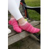 Women PEPER HAROW Retro Stripe Womens Trainer Socks - Pink £10.00