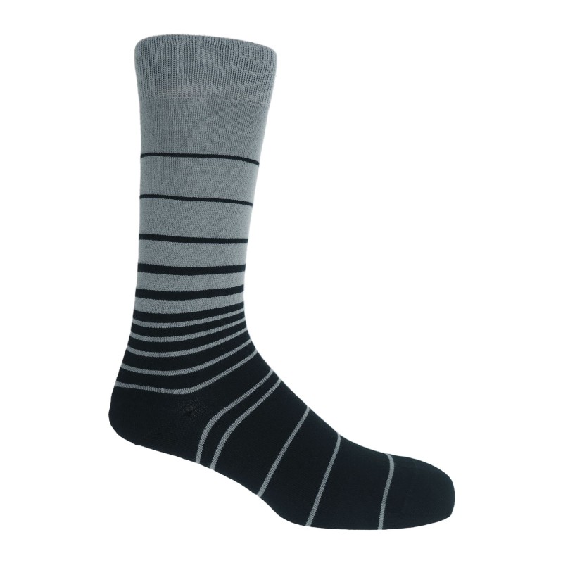 Men PEPER HAROW Retro Stripe Mens Socks - Grey £15.00