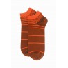 Men PEPER HAROW Retro Stripe Mens Trainer Socks - Brown £12.00