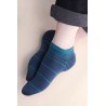 Men PEPER HAROW Retro Stripe Mens Trainer Socks - Teal £12.00