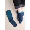 Men PEPER HAROW Retro Stripe Mens Trainer Socks - Teal £12.00