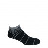 Men PEPER HAROW Retro Stripe Mens Trainer Socks - Onyx £12.00