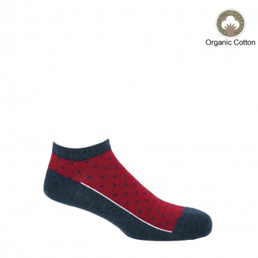 Men PEPER HAROW Mens Trainer Socks Bundle - Burgundy £50.00