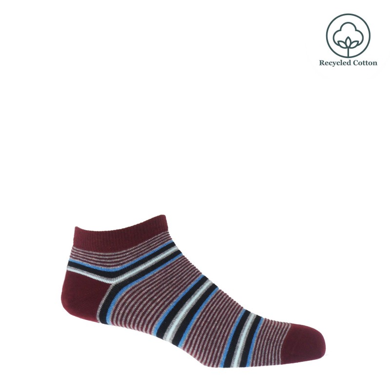 Men PEPER HAROW Mens Trainer Socks Bundle - Burgundy £50.00