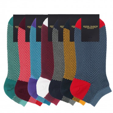 Men PEPER HAROW Mens Trainer Socks Bundle - Luxe £70.00