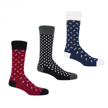 Men PEPER HAROW Mens Socks Bundle - Parallel Crosslet £41.00