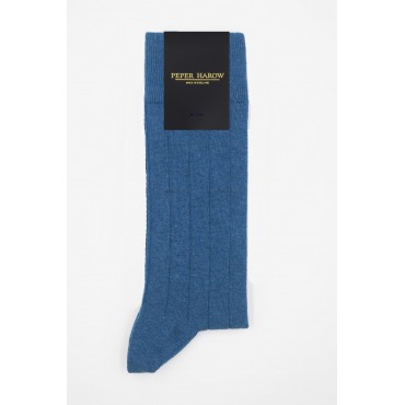 Men PEPER HAROW Indulgent Cashmere Mens Socks - Blue £20.00