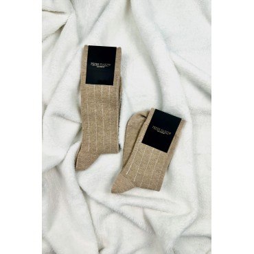 Men PEPER HAROW Indulgent Cashmere Mens Socks - Beige £20.00