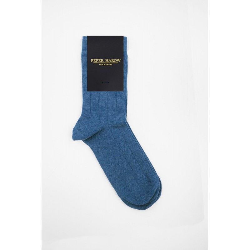 Women PEPER HAROW Indulgent Cashmere Womens Socks - Blue £18.00