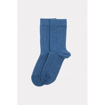 Women PEPER HAROW Indulgent Cashmere Womens Socks - Blue £18.00