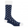 Men PEPER HAROW Parallel Mens Socks - Navy £15.00