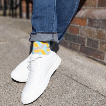 Men PEPER HAROW Vertex Mens Socks - Yellow £16.00