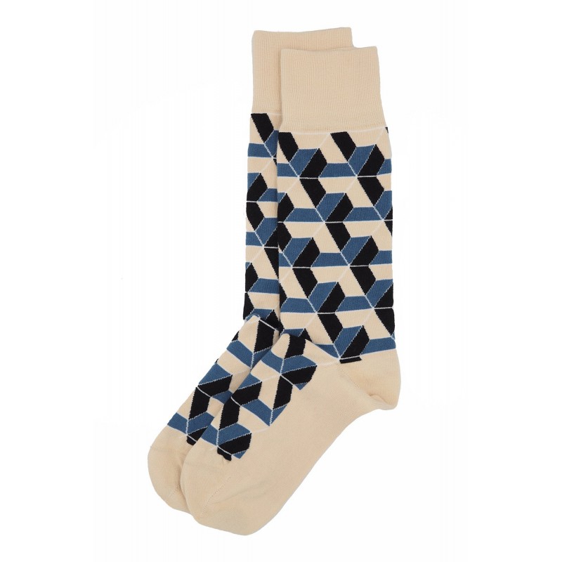 Men PEPER HAROW Vertex Mens Socks - Beige £16.00