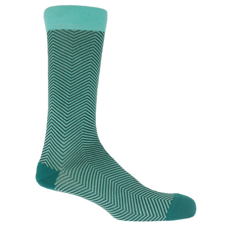 Men PEPER HAROW Lux Taylor Mens Socks Bundle - Turquoise Marine Burgundy £41.00