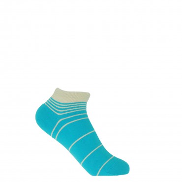 Women PEPER HAROW Retro Womens Trainer Socks Bundle - Beige Blue Musk £25.00