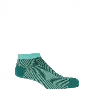 Men PEPER HAROW Lux Taylor Mens Trainer Socks Bundle - Turquoise Burgundy Marine £30.00