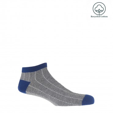 Men PEPER HAROW Dash Mens Trainer Socks Bundle - Black Grey Blue £27.00