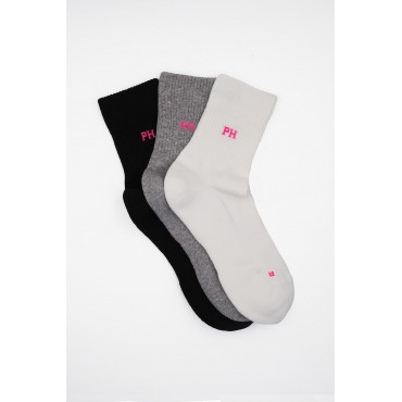 Women PEPER HAROW 3 Pack Essential Quarter Womens Sport Socks - Mixed £24.00