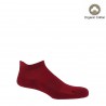 Men PEPER HAROW Organic Mens Trainer Sport Socks - Burgundy £13.00