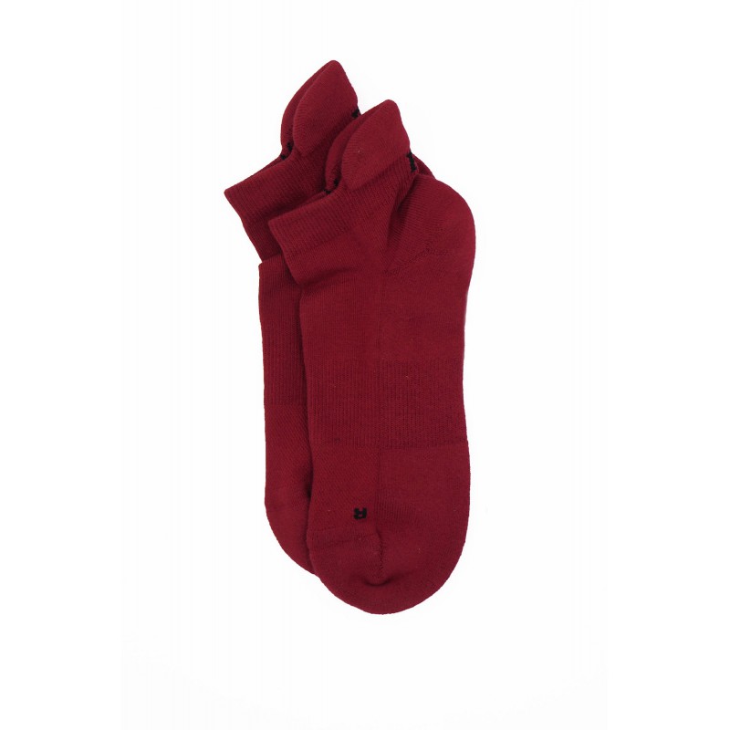 Women PEPER HAROW Organic Womens Trainer Sport Socks - Burgundy £10.00