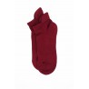 Women PEPER HAROW Organic Womens Trainer Sport Socks - Burgundy £10.00