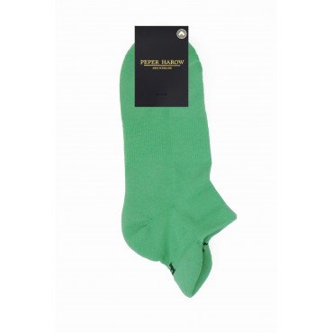 Women PEPER HAROW Organic Womens Trainer Sport Socks - Green £10.00