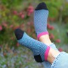 Women PEPER HAROW Zigzag Womens Trainer Socks - Teal £10.00