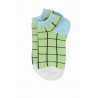 Women PEPER HAROW Grid Womens Trainer Socks - Lime £10.00