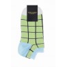 Women PEPER HAROW Grid Womens Trainer Socks - Lime £10.00