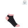 Women PEPER HAROW Dash Womens Trainer Socks - Black £10.00