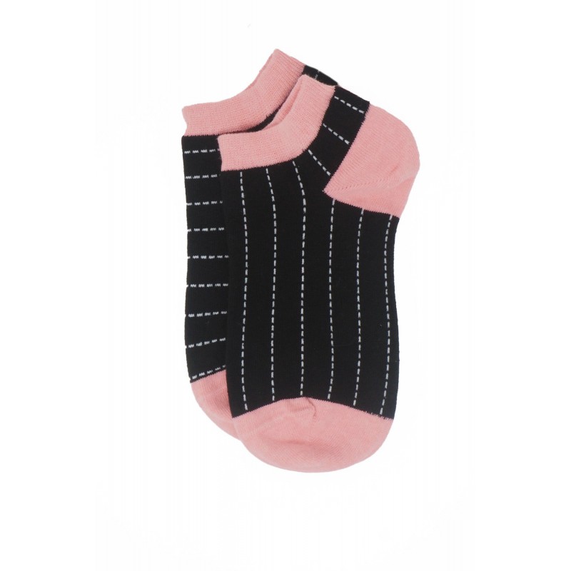 Women PEPER HAROW Dash Womens Trainer Socks - Black £10.00