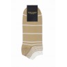 Women PEPER HAROW Retro Stripe Womens Trainer Socks - Beige £10.00