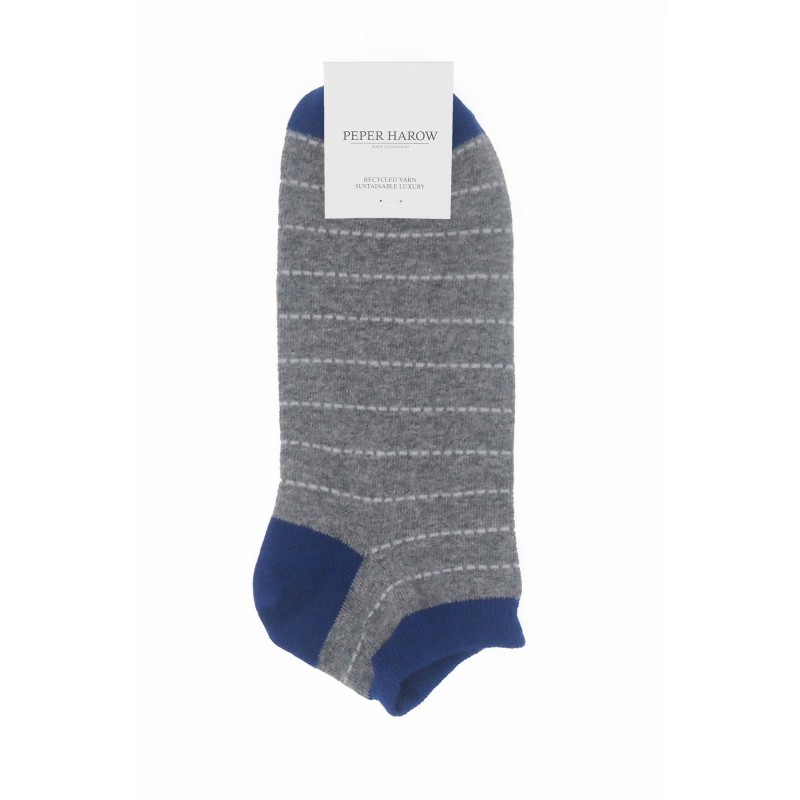 Men PEPER HAROW Dash Mens Trainer Socks - Grey £10.00