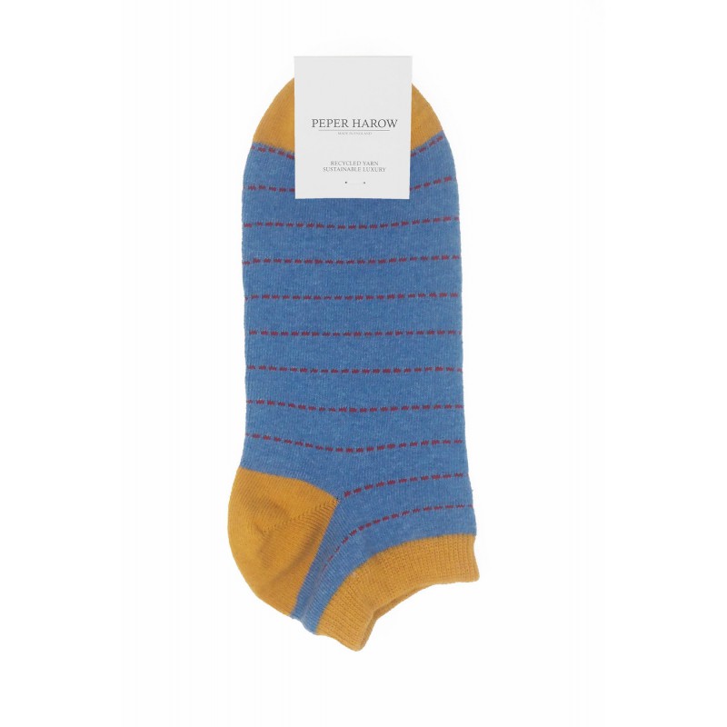 Men PEPER HAROW Dash Mens Trainer Socks - Blue £11.00