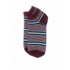 Men PEPER HAROW Multistripe Mens Trainer Socks - Burgundy £11.00