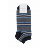 Men PEPER HAROW Multistripe Mens Trainer Socks - Black £11.00