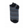 Men PEPER HAROW Multistripe Mens Trainer Socks - Black £11.00