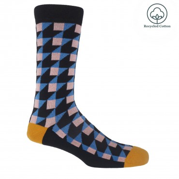 Men PEPER HAROW Dimensional Mens Socks - Black £13.00