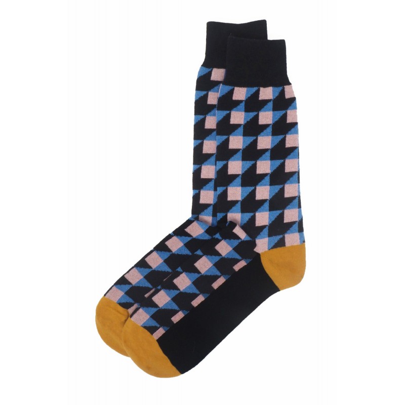 Men PEPER HAROW Dimensional Mens Socks - Black £13.00